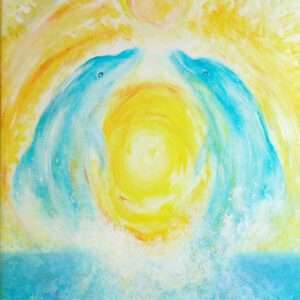 Delphinische Begegnung 40x50 (verkauft)